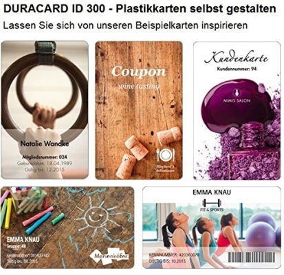 Banda imprimanta Duracard neagra Durable